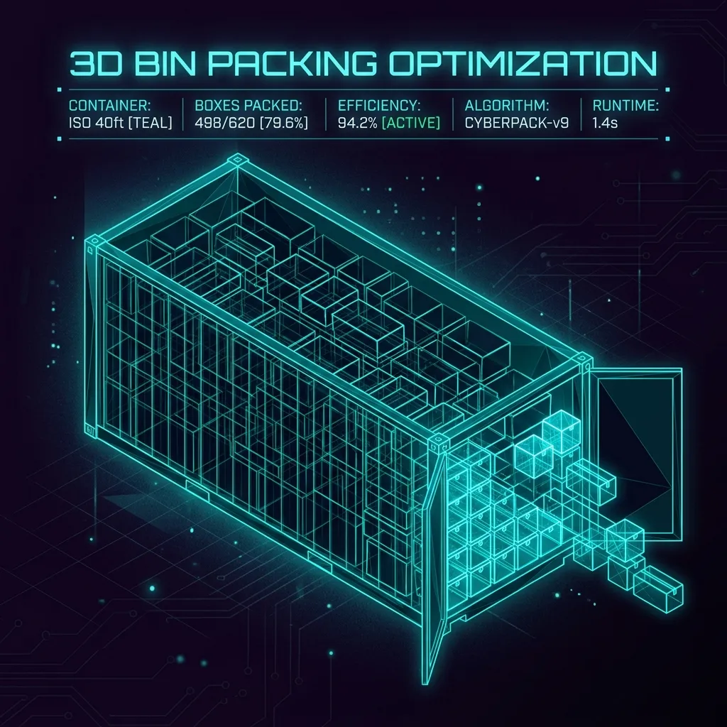 3D Bin Packing (CLP)